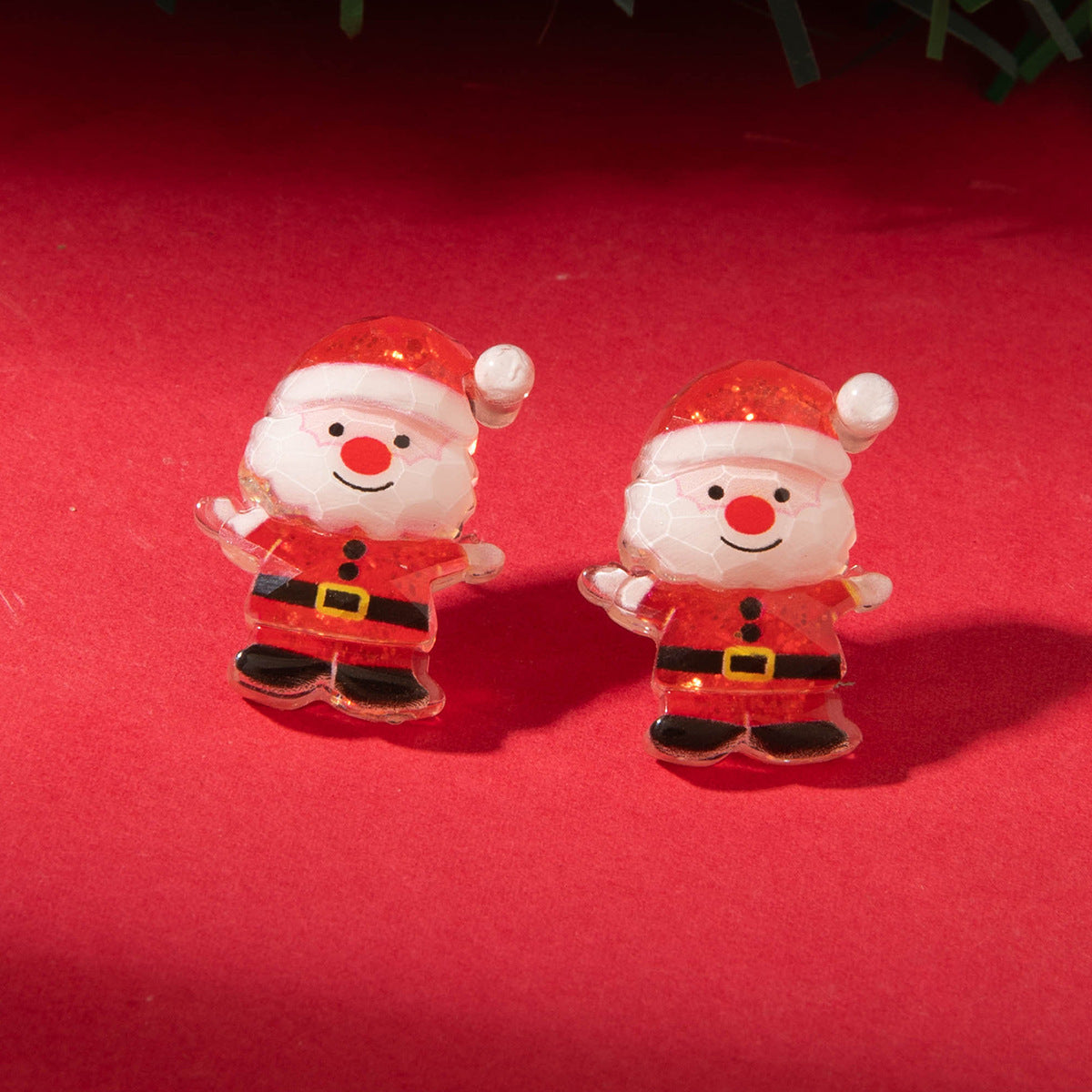 Wholesale Christmas Resin Christmas Tree Snowman  Earrings